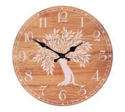 Hodiny nástěnné - pr. 34 cm, MDF, strom života