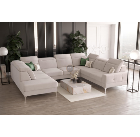 Rohová sedacia súprava MALIBU MAX I 260x350x220 cm - béžová, Pravá strana Rohová sedacia súprava MALIBU MAX I 260x350x220 cm - béžová, Pravá strana