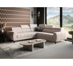 Rohová sedacia súprava PORTO MAX 255X255 cm - ľavá, béžová