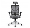 Ergonomické kreslo V-Basic, čierno-sivá