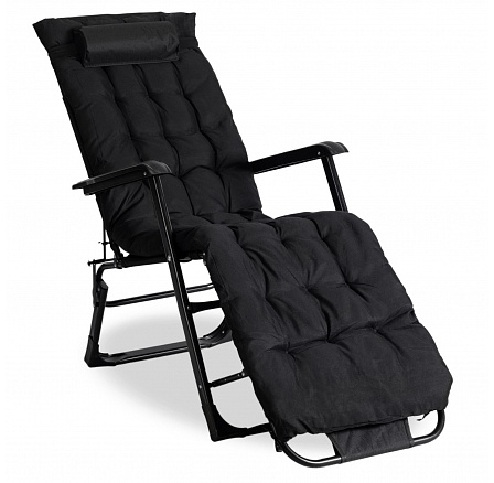 Záhradné kreslo EDISON Čierne