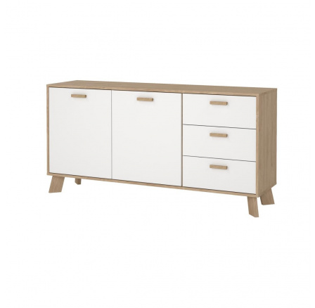 Komoda Iker 715, jackson hickory/biela