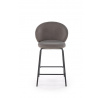 Barová stolička H121, Sivá/Čierna