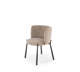 Jedálenská stolička K531, béžová/čierna