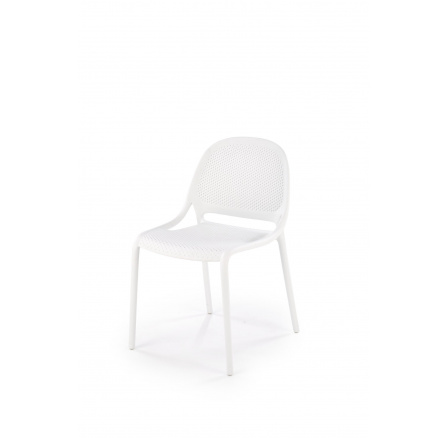 Jedálenská stolička stohovateľná K532, biela