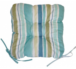 Sedák UNI látka modré pruhy