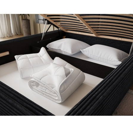 Pesillo posteľ + drevený rám / štandardné zdvíhanie / úložný box na lôžkoviny 140x200 Modullo 10 1