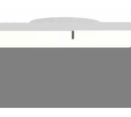 Jedálenský stôl ALTO II, Efekt bieleho mramoru/ Čierny mat