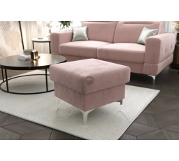 Taburet s úložným priestorom MALIBU 55x55 cm - Odtiene Ružovej