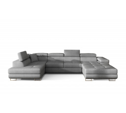 Rohová sedacia súprava v tvare U RODRIGO, ľavá, poťah 87