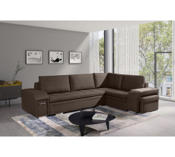 Rohová sedacia súprava AIL s Taburetom, Inari 27 Pravá