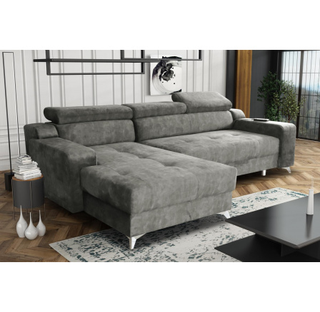 Rohová sedacia súprava Darina L sivá Rohová sedacia súprava Darina L sivá