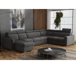 Sedacia súprava Petrit U1 ľavá Kronos sivá