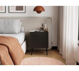 Nočný stolík SIENA, čierny