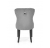Jedálenská stolička MIYA, sivá velvet