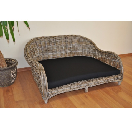 Pohovka pre psa typ 2 ratan kubu XXL