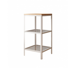 Regál Rolin Biela + Dub Lancelot