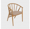 Stolička CALIDO Prírodná 55x58x78 cm 739309