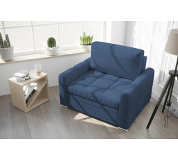 Kreslo VERONA 105 cm modrá - rýchle odoslanie