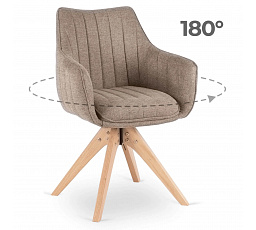 Otočná stolička LEMON Béžová