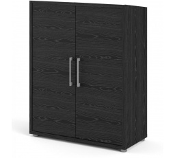 Kancelárska skriňa OFFICE 80400/134, Čierna