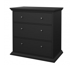 Komoda Norby 331, čierny mat