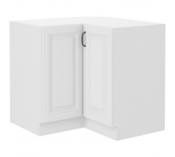 Rohová kuchynská skrinka STIPE 89x89 DN 1F BB, Biela