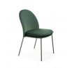 Jedálenská stolička K443, zelený zamat