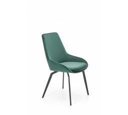 Jedálenská stolička K479, zelený zamat