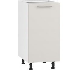 Kuchynská dolná skrinka VENTO D-40/82, biela / kašmír