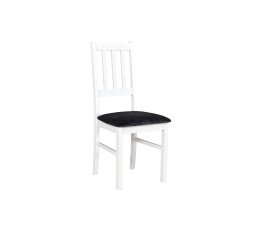 BOSANOVA 4 jedálenské stoličky (BOSS 4) biela/sivá látka č. 8 (DM)- kolekcia "DRE" (Z)