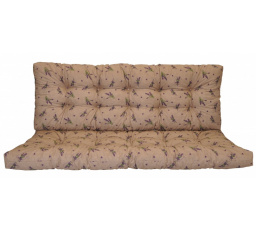 Vankúš na záhradnú hojdačku 120 cm - látka levanduľa