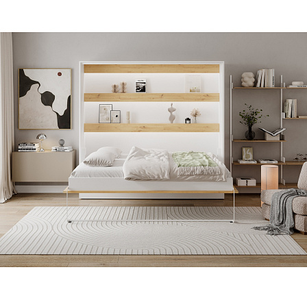 Devesto Horizontálna Sklápacia Posteľ 160 Artisan Dub LED Artisan Dub 200x160
