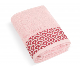 Froté uterák Krajka 50x100cm 500g ružová