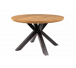 Jedálenský stôl RITMO, dub/čierna