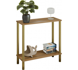 Konzola Claro 80x30 cm - rôzne farby na výber - Dub Lancelot, Zlatá