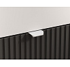 Komoda TORINO 07, biela / grafit mat / dub Castello