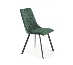 Jedálenská stolička K450, zelený zamat