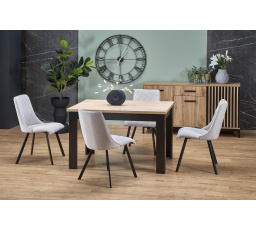 Jedálenský stôl BAGIO, Dub Artisan/Čierna