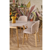 Jedálenský stôl RUBEN, kašmír/prírodný