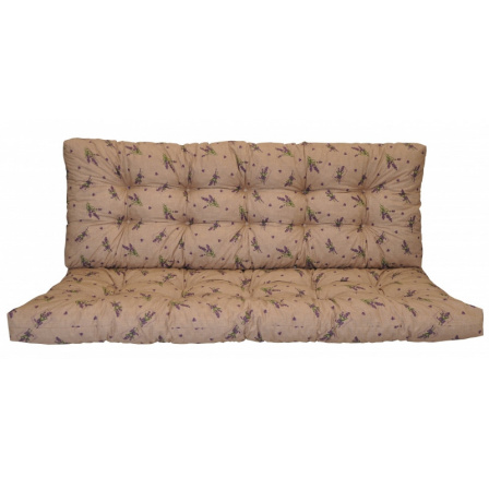 Vankúš na záhradnú hojdačku 140 cm - látka levanduľa