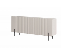 Komoda Malmi, kašmír / crema bianca / čierne nožičky