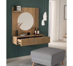 Entsian 85 Dubový toaletný stolík Artisan Oak 85x100