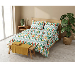 Predĺžené obliečky krep 140x220, 70x90cm Alexis