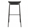 Barová stolička Grego čierna 75 cm