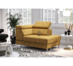 Kreslo leňoška GALAXY - žltá, pravá