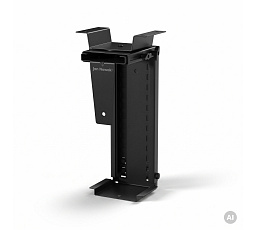 Držiak na počítač pod stôl, nastaviteľný, kovový, čierny: PC HOLDER