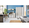 Komoda REMO RM9, Dub Wilton Biela/Biela Lux/Antracit
