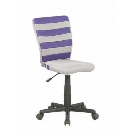 Detská stolička FUEGO /sivá+fialová