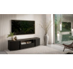 TV komoda MICHELLE RTV, čierna/ dub viking